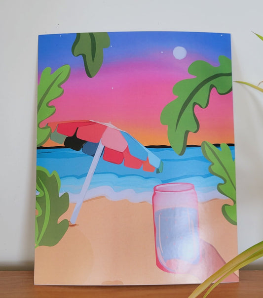 Summer Drink Art Print