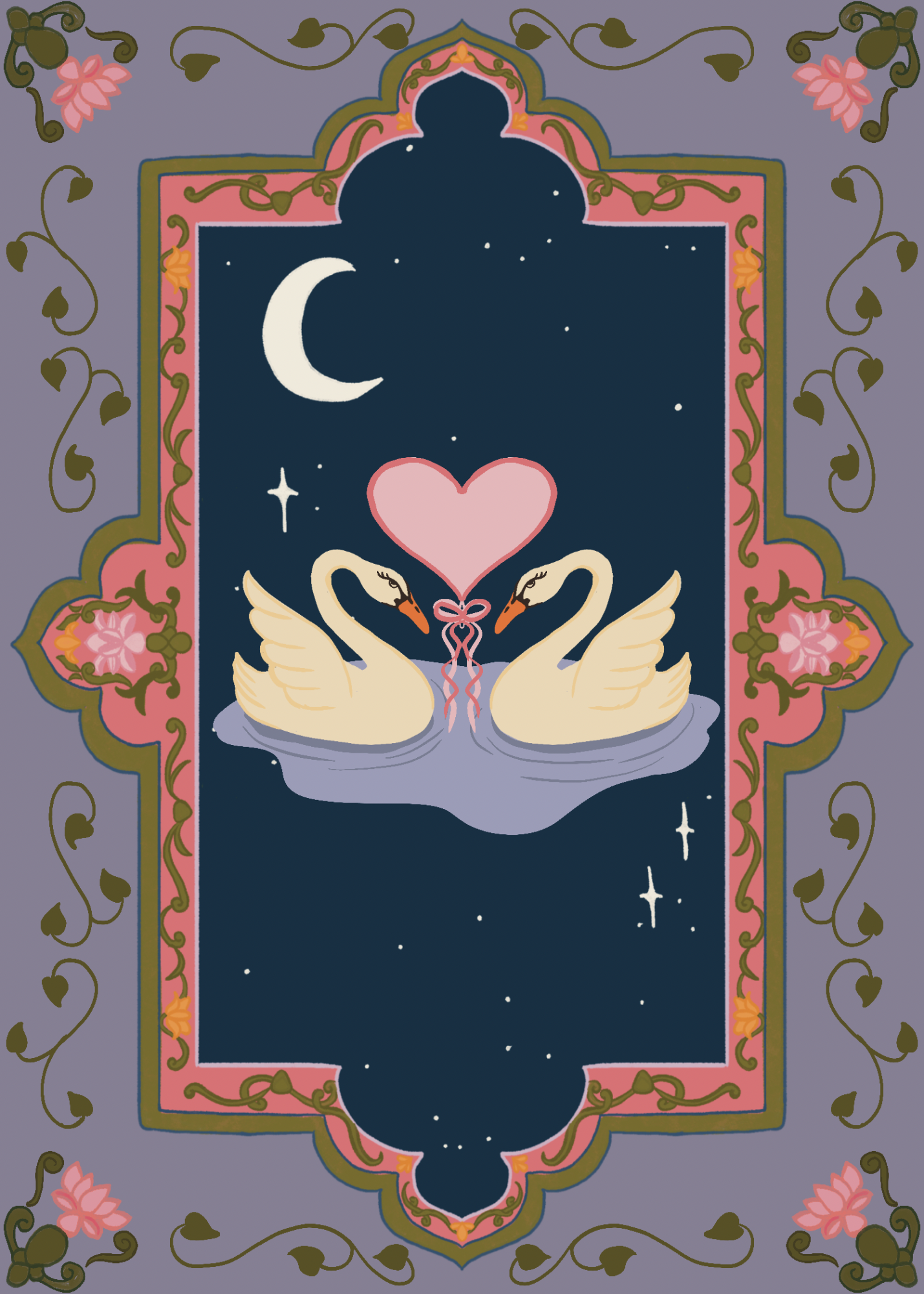 With Pyaar (love) Print
