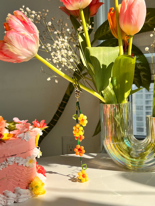 Gajra Hair Clip - Marigold