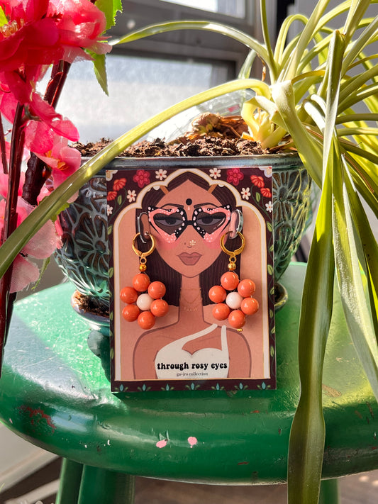 Single Flower Phool Earrings