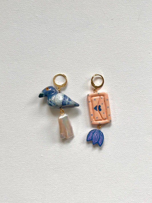 Letters to Home Earrings