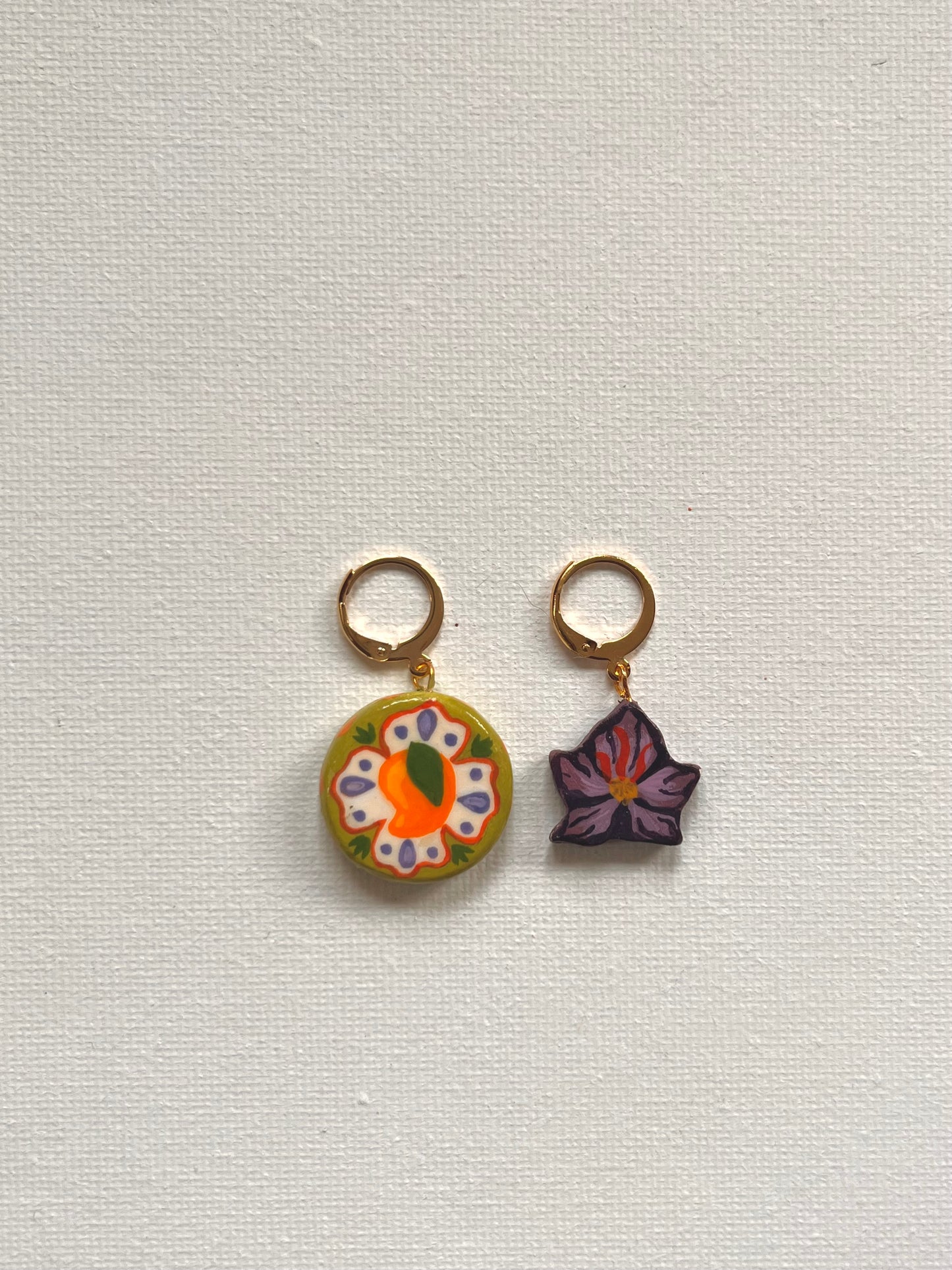 Saffron Kulfi Earrings