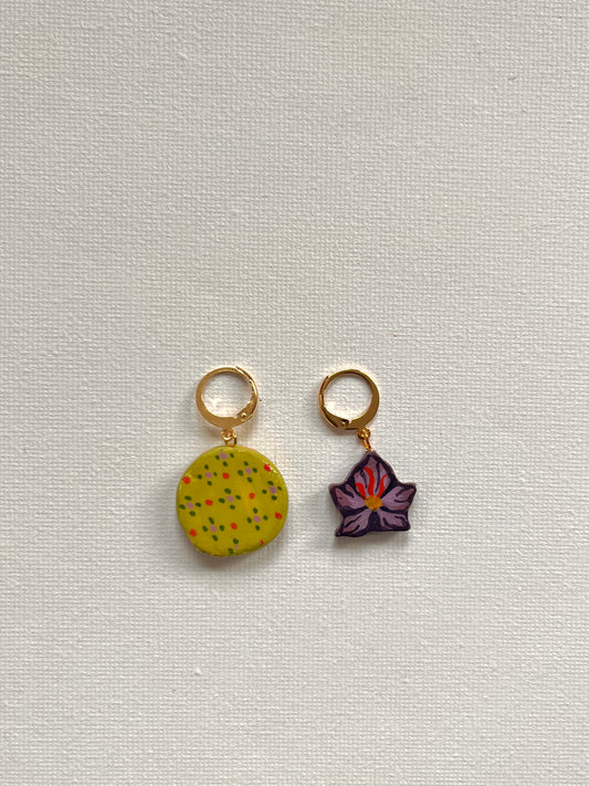 Saffron Kulfi Earrings