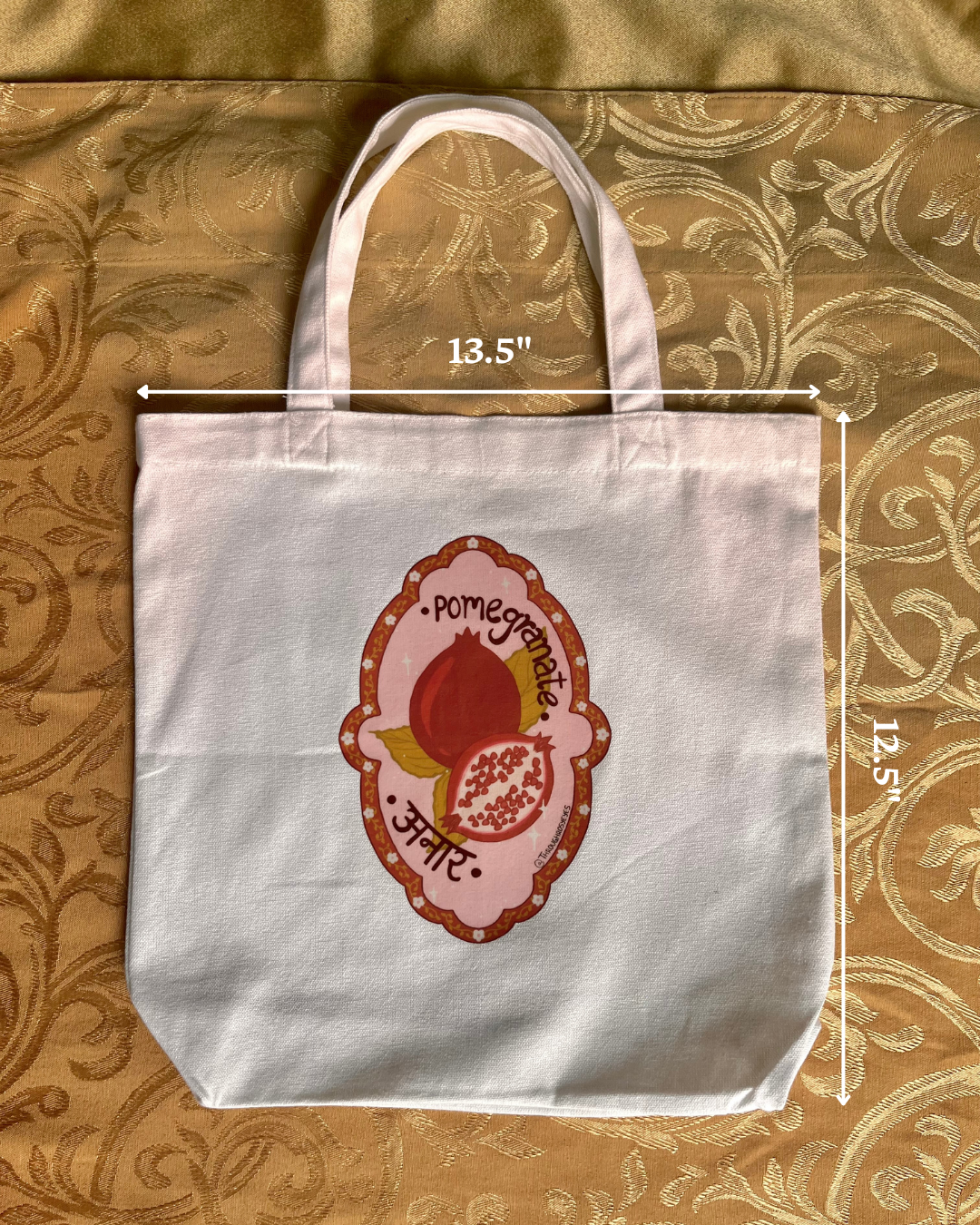 Small Pomegranate Totebag