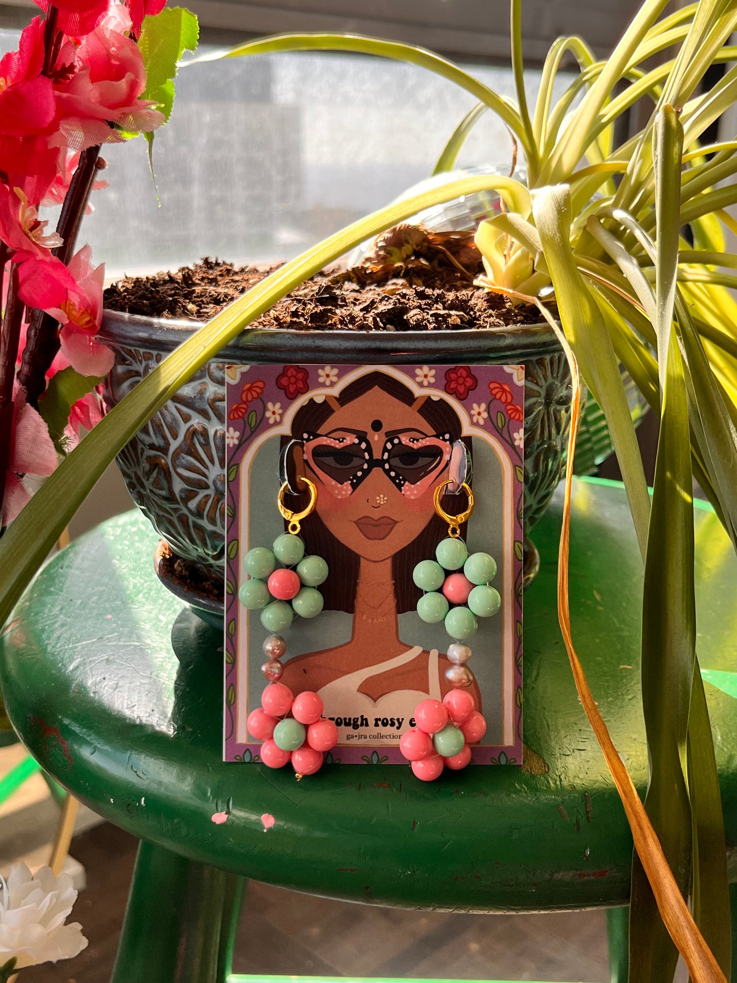 Phool (flower) Earrings