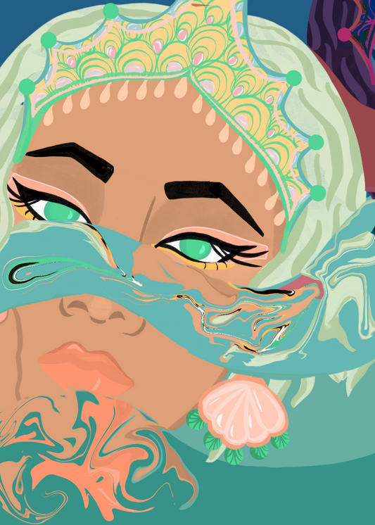 Mermaid Dreams - Art Print