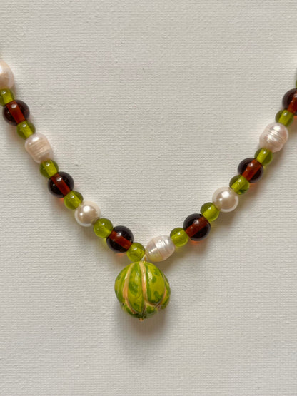 Custard Apple Pearl Necklace