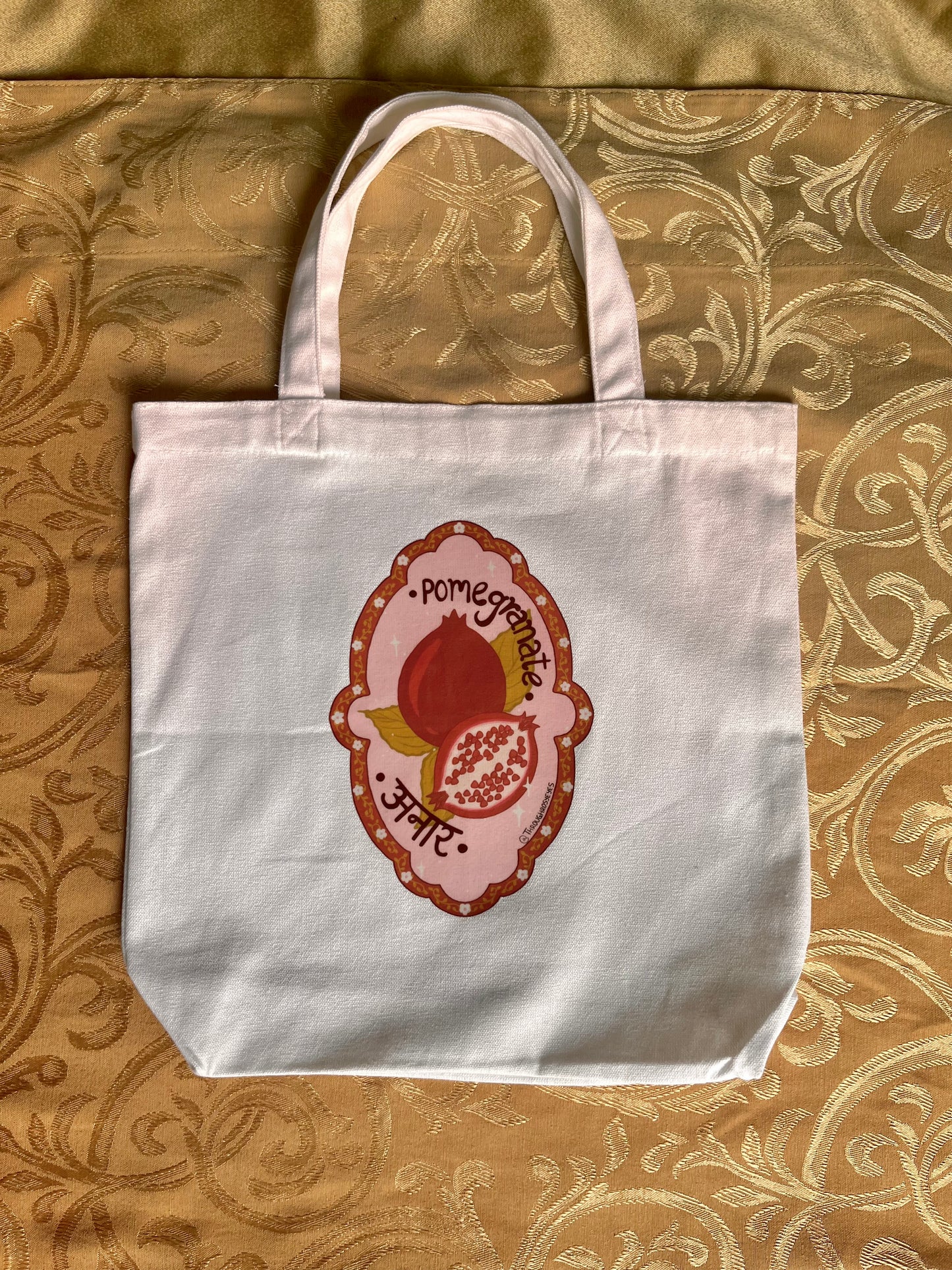 Small Pomegranate Totebag