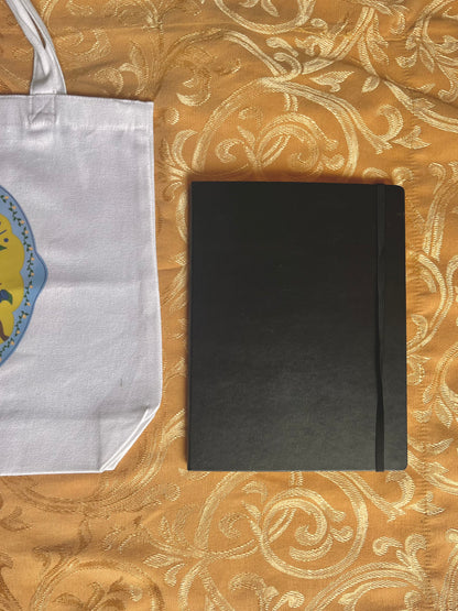 Small Black Plum Totebag