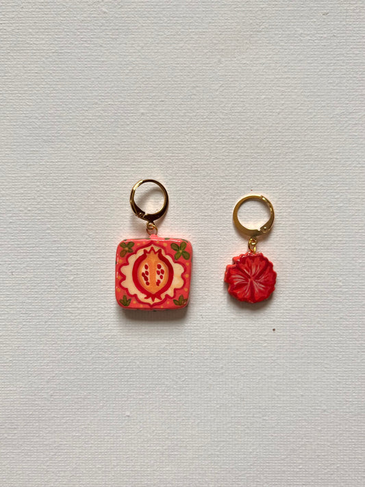 Anaar Barfi Earrings