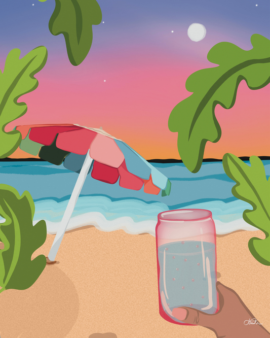 Summer Drink Art Print