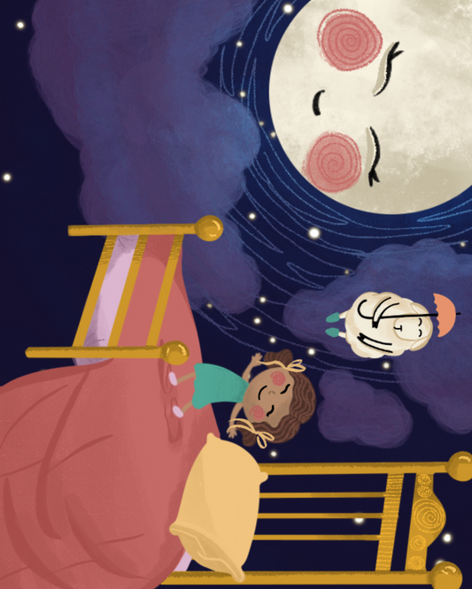 Counting Sheep Art Print