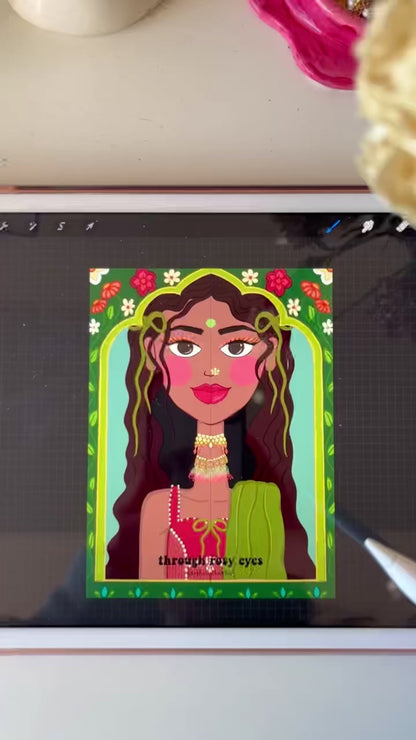 Phool (flower) Earrings